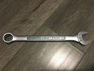 Vintage Craftsman 3/4  Sae Combination Wrench 12 Point,  Vv - 44701 Made In Usa