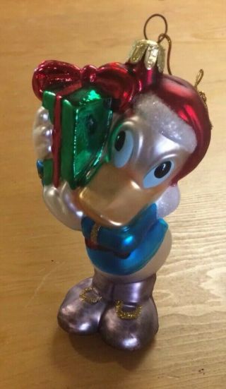 Vintage Walt Disney Donald Duck Christmas Ornament 5.  5”
