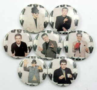 Madness Button Badges 7 X Vintage Madness Pin Badges Suggs