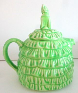 Vintage Sadler Ye Daintee Ladyee Teapot Crinoline Lady Lime Tea Pot 1930s