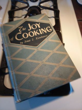 Vintage The Joy Of Cooking 1943 Hardcover Cookbook Recipes Cooking Irma Rombauer