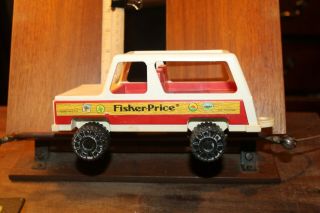 Vintage Rare 1979 Fisher Price Little People 992 Jeep Car Suv