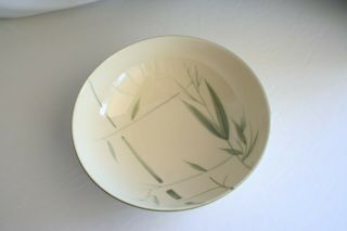 Vintage Winfield China Porcelain 9.  25 " Cream Bamboo Serving Bowl Euc
