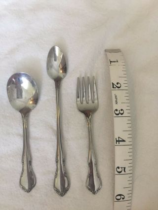 Oneida Toddle Time Vintage Baby Fork And Spoon Set