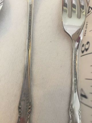 Oneida Toddle Time Vintage Baby Fork and Spoon Set 3