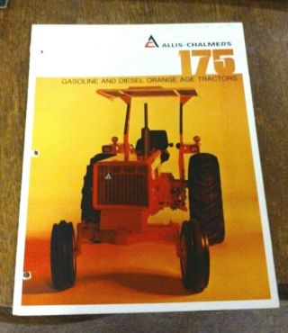 Vintage Allis Chalmers 175 Tractor Brochure