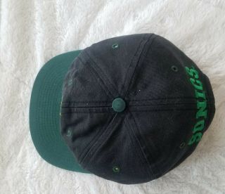 Vintage SEATTLE SUPERSONICS Snapback Hat Cap NBA Collectible C Competitor 2