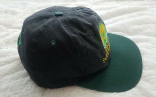 Vintage SEATTLE SUPERSONICS Snapback Hat Cap NBA Collectible C Competitor 5