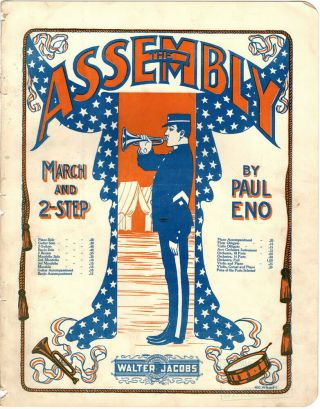 Assembly March And 2 - Step 1901 Vintage Sheet Music