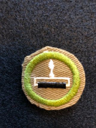Boy Scouts Vintage Printing Merit Badge