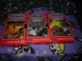 Captain Power And Soldiers Of The Future Vhs Game 3 Tapes Vintage Retro Gaming