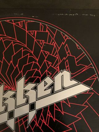 Dokken Breaking The Chains Vintage Vinyl (1983) 3