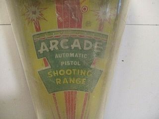 Vintage Marx Arcade Automatic Pistol Shooting Range Toy