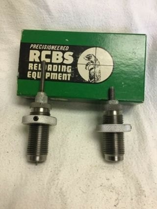 Rcbs Reloading Dies In 22 Remington Rem Jet,  With Vintage Box,  Cond.