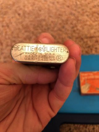 Judd ' s Vintage Beattie Jet Pipe Lighter - Needs Restoration With Box 4