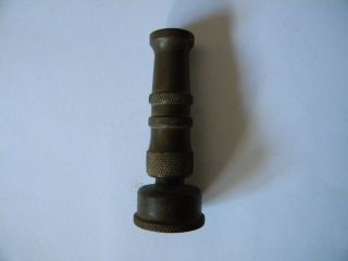 4” Vintage Brass Hose Nozzle By Nelson