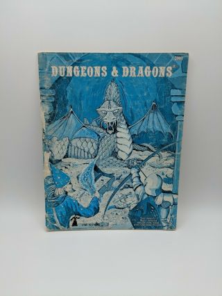 Vintage 1979 Tsr Dungeons & Dragons D&d Rpg Game 3rd Edition Rule Book