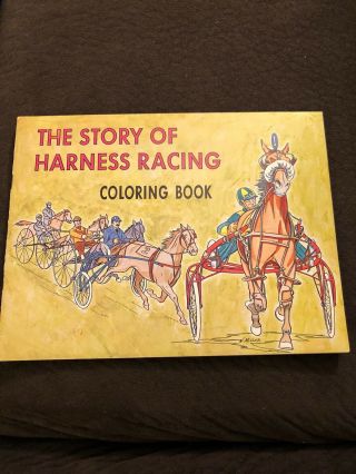 Vintage Batavia Downs Book The Story Of Harness Racing Coloring
