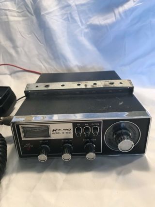 Vintage Midland Cb Model 13 - 882c With Box And Owner 
