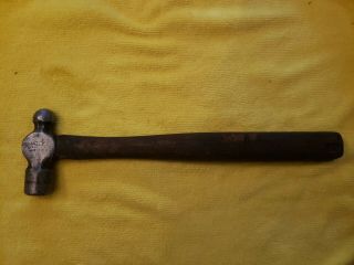 Matco Tools 8 Oz Ball Peen Hammer 10 " Wood Handle Bh8 Usa Vintage