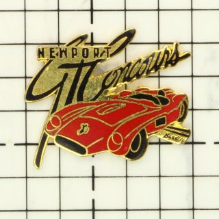 Newport Gt Concours Ferrari Vintage Lapel Pin