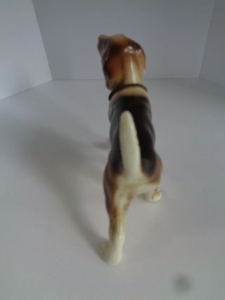 Vintage Beagle Dog Porcelain Figurine.  Made in Japan 2