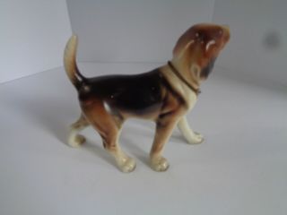 Vintage Beagle Dog Porcelain Figurine.  Made in Japan 3