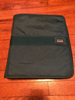 Vintage Mead Five Star Green Binder With Zipper