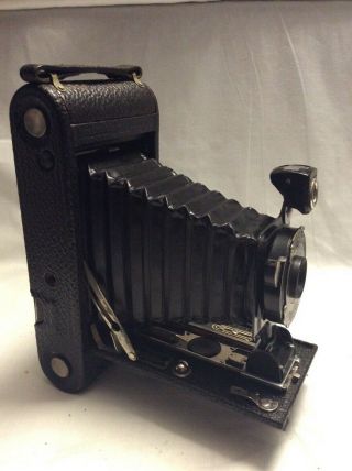 Vintage Eastman Kodak Folding No.  1 Autographic Camera With Case