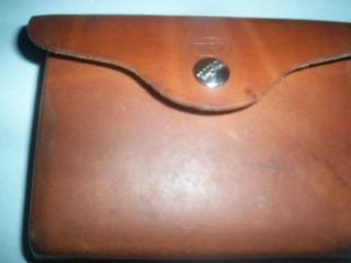 Vintage Hunter Co.  27 Tan Leather Ammo Cartridge Belt Pouch