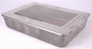 Mirro - M - 549 - Aluminum 9 " X 13 X 2 5/8 " Cake Pan & Lid - Vtg Baking Pan