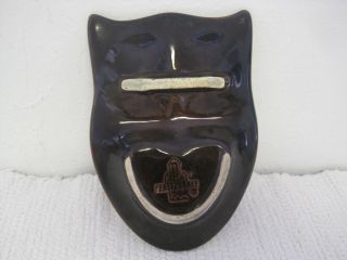 Vintage Pfaltzgraft Brown Owl Spoon Rest - Made in USA - FAST 5