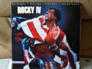 Vintage Rocky Iv Motion Picture Soundtrack Lp Record