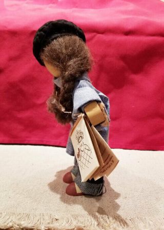 Vintage Lizzie High Collectible Wooden Doll Artist Barbara Helen w/tag 3