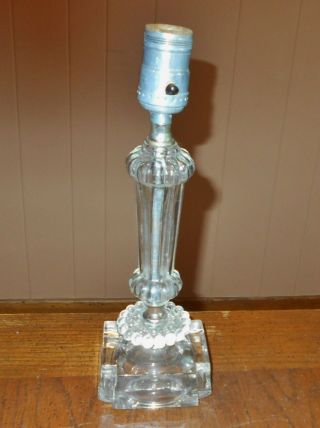 Vintage Glass Vanity Table Lamp
