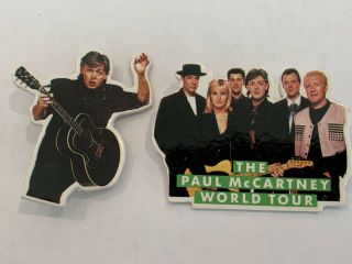 Vintage Beatles The Paul Mccartney World Tour Pins 1989 Berkley Concert