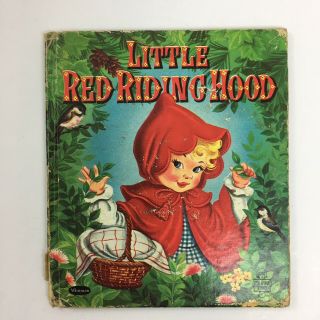Vintage 1957 Children’s Book Little Red Riding Hood Whitman Pub Tell A Tales