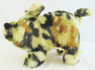 Vintage 1986 Iwaya Corp Camo Pig - Walks,  Wiggles Snout,  Snorts,  Wags Tail