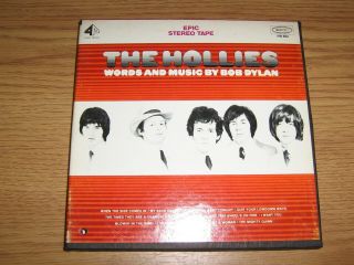 Vintage 4 Track Reel To Reel Tape The Hollies Words And Music By Bob Dylan
