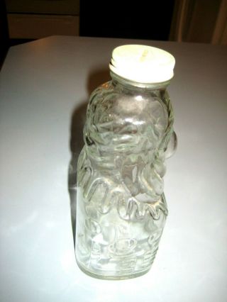 Vintage - Grapette Syrup Soda - Figural Glass Clown Bottle Bank with Cap Lid. 3