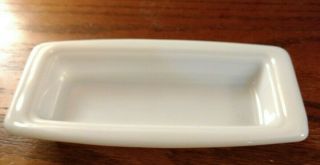 Pyrex Vintage Butter Dish Bottom Ovenware Whire Base 72 - B 33