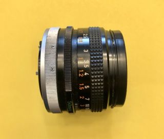 Vintage Canon Lens Fd 50mm 1:1.  8 S.  C.  Bell & Howell Japan