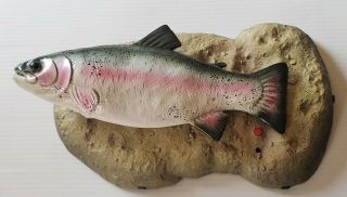 Vintage Gemmy Animated Travis The Trout.  Wall Mount.  Pre - Owned.