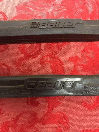 Bauer Vintage Ice Skate Guards Covers Winter Athletic Equipment Rubber & Spring