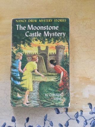 Vintage Nancy Drew Mystery Stories,  The Moonstone Castle Mystery.  1963 Good Cond