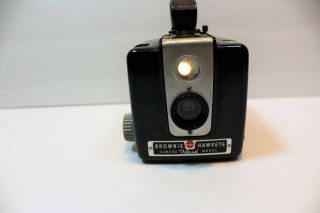Vintage Kodak Brownie Hawkeye Box Camera Flash Model