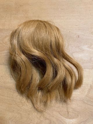 Human Hair Doll Wig,  Made In Usa,  Dark Blonde Color