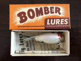 Vintage Bomber Fishing Lure & Papers