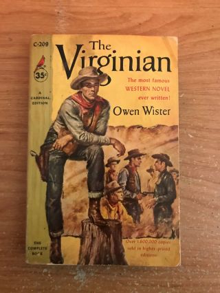 Vintage 1963 Paperback The Virginian By Owen Wister Originally Published In 1902