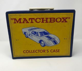 Vintage Matchbox Car Collectors Case 41 Fred Bronner Corporation 1966 No Cars